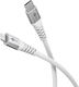 Goobay Плетена USB 2.0 Кабел USB-C мъжки - USB-C мъжки 60W Бял 0.5м (74518)