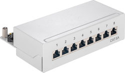 Goobay Patch Panel Shielded 12 Θυρών Γκρι