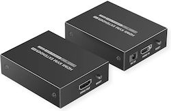 Konsolen-Extender HDMI-USB 70m-1080p/40m-4k UTP Cat6 14.99.3043-4