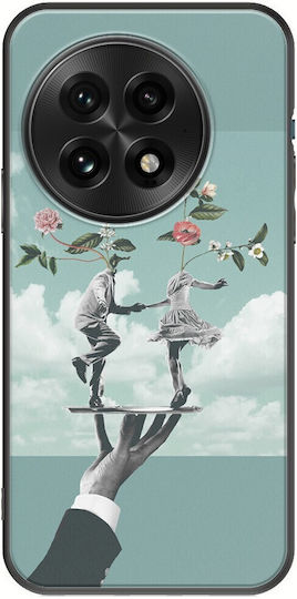 Husa Neagră TPU din Silicon pentru Oneplus 13 5G "Let's Go Dancing"