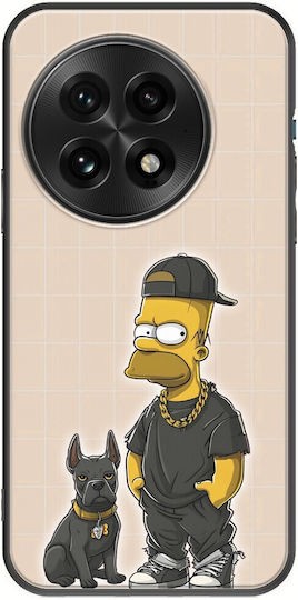 Swag Kollektion Simpson Oneplus 13 5G Schwarzes TPU Schwarzes Silikon