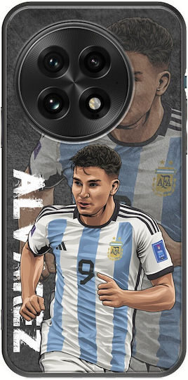 Stelele Fotbalului Julian Alvarez Argentina Oneplus 13 5g Negru TPU Negru Silicon