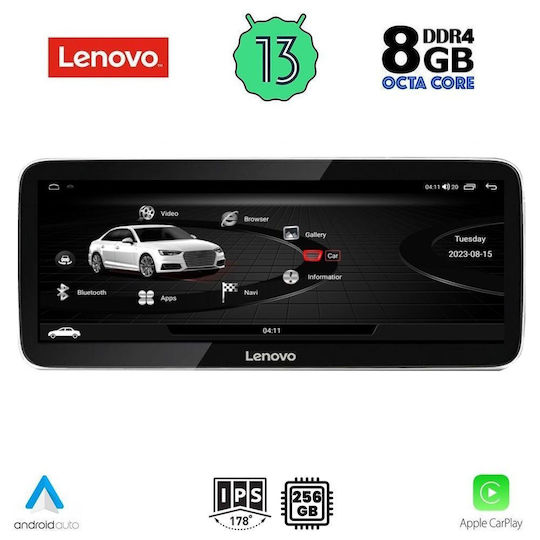 Lenovo Car Audio System for Audi Q3 2011-2018 (Bluetooth/USB/WiFi/GPS/Apple-Carplay/Android-Auto) with Touch Screen 10.33"
