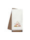 Beauty Home Geschirrtuch aus 100% Baumwolle in Braun Farbe 40x60cm 2Stück