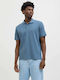 Polo Short Sleeve Blue Blouse