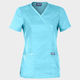 Cherokee WWWE610 Women's Turquoise Medical Blouse
