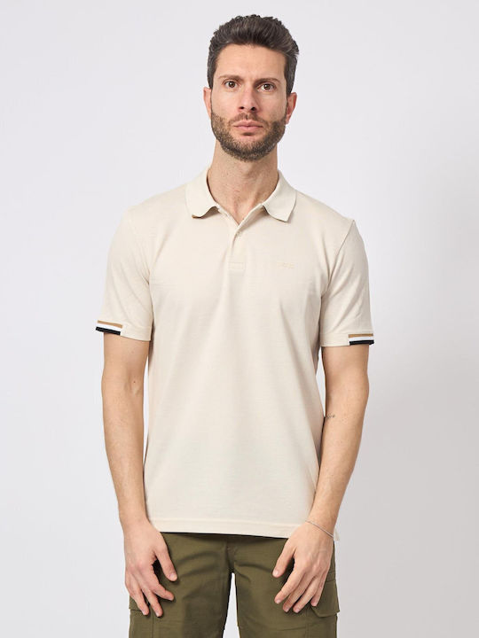 Boss Parlay Polo T-shirt Μπεζ