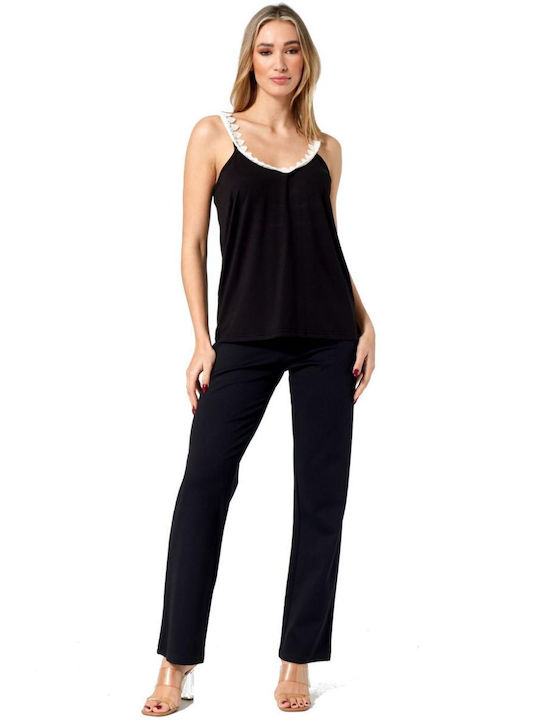 Women's Sleeveless Top Black