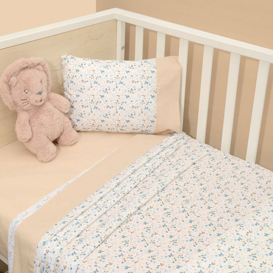Baby Oliver Подредба Бежови 110x160см Детски Чаршафи