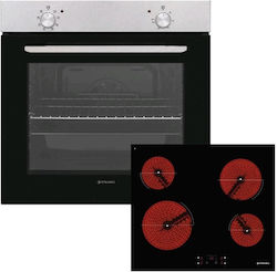Pyramis Over Counter with Ceramic Hobs PO78010008SIX + PHC62410FMB