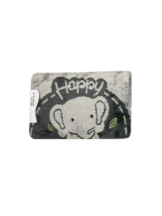 Πατάκι Μπάνιου 915626_g Grey Elephant 50x80εκ.