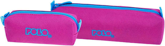 Polo Original Wallet Federmäppchen Zylinderförmig Fuchsie