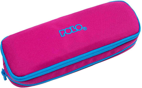 Polo Duo Box Pencil Case with 2 Compartments Fuchsia