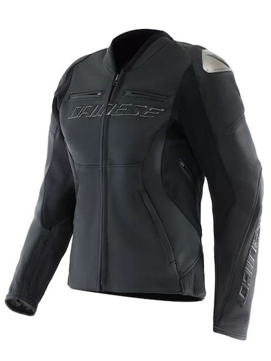 Dainese Racing 5 Perforated Women's Дамско Мотоциклетно яке Кожено Black / Black