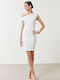Rosalie Summer Mini Evening Dress White