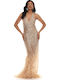 Maxi Abendkleid Gold
