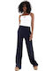 High Waist Sweatpants Navy Blue