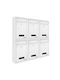 Deuba Cutie Poștală pentru Exterior Inox în Culoarea Gri 32x22x9cm