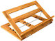 Adjustable Book Stand 3 Angles Bamboo 22 X 33 X 22.5 Cm
