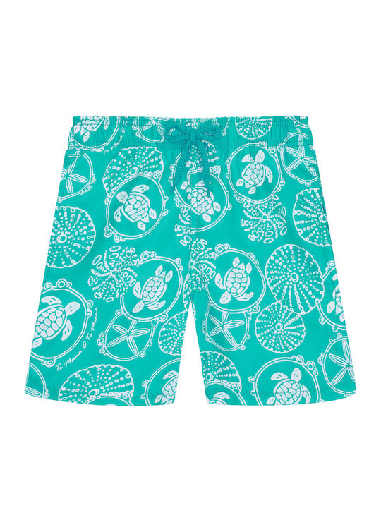 Vilebrequin Kids Swimwear Swim Shorts Disco Green