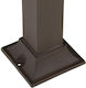 Fântână de Grădină Antică din Fontă din Oțel Inoxidabil Robinet Auriu Relaxdays Dimensiuni Aprox. 71 X 17 X 21 Cm Maro Închis
