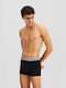 Herren Boxershorts Schwarz 3Packung
