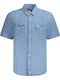 Short-sleeved Shirt Sky Blue