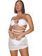 Set Bikini 3 Τεμαχίων Λευκό