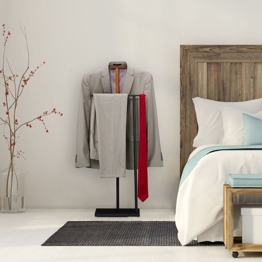 Relaxdays Coat Rack Made Bamboo Metal 106.5 X 45.5 X 20 Cm Relaxdays Coat Rack Made Bamboo Metal 106.5 X 45.5 X 20 Cm