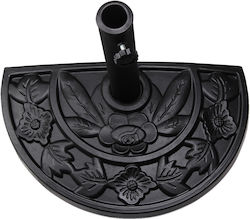 Deuba Picioare de mobilier Stand de umbrelă din Cast Iron în Culoare Negru 50x31x31cm 104166