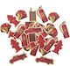Fire Brigade Confetti Red 100pcs