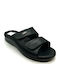 Anatomic Women's Leather Ankle Strap Platforms Black