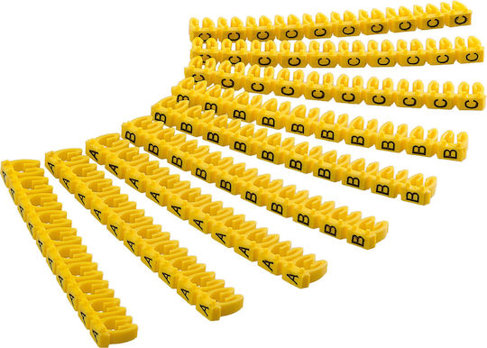 Goobay 72516 Cable Clips 90pcs Yellow