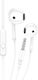 Kakusiga KSC-1301-WH In-Ear Freisprecheinrichtung Kopfhörer mit Stecker 3.5mm Weiß