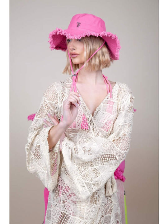 Feel & Touch Fabric Women's Hat Pink