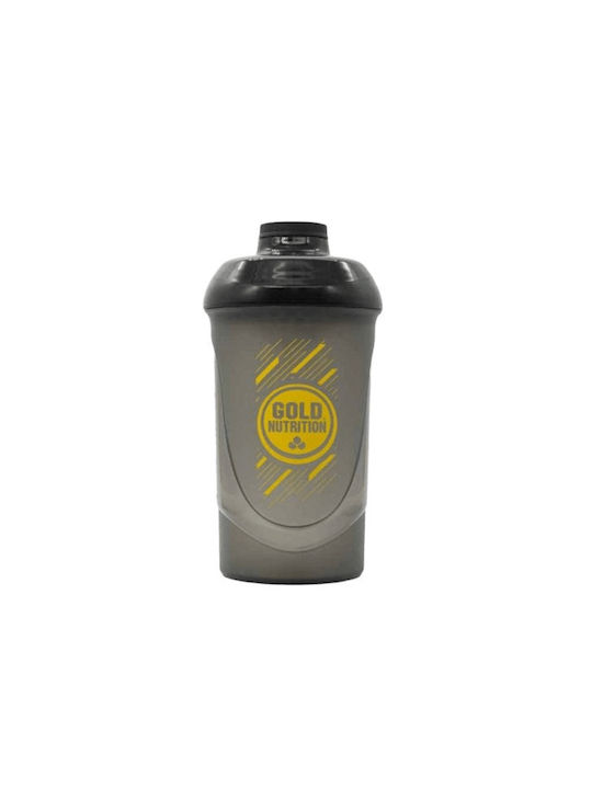 Gold Nutrition Shaker Πρωτεΐνης 600ml Πλαστικό Μαύρο