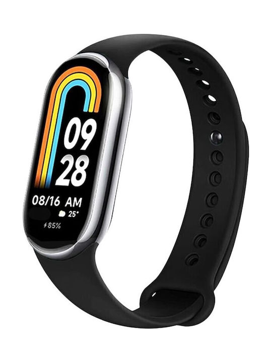 Fixed Λουράκι Σιλικόνης Μαύρο (Smart Band 8 / Smart Band 9)