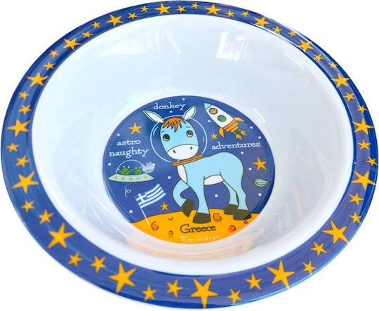 Baby Food Plate made of Melamine Blue