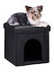 Dog Stool Bedding Black