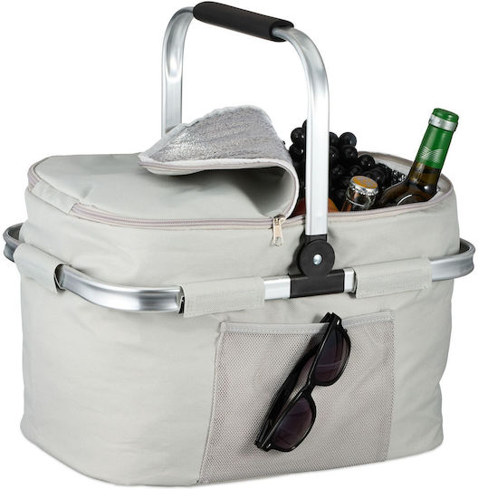 Insulated Bag Foldable Carrying Handle Side Pocket 45 x 43 x 30.5 cm