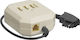 Goobay TAE удължител TAE-F 3 TAE N F F гнезда RJ11/RJ14 6P4C кабел дължина 0.2 м