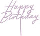 PartyDeco ''happy Birthday'' Διακοσμητικό για Τούρτα