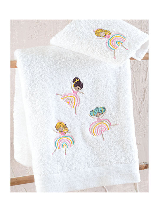 Rythmos Set of baby towels 2pcs Rainbow Rainbow 70 cmx140cm Weight 500gr/m²