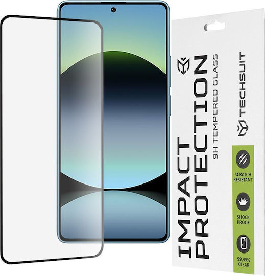 Techsuit 0.33mm Full Glue Full Face Tempered Glass Black (Xiaomi Redmi Note 14S - Techsuit)