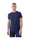 4F Functional Ανδρικό Διαφημιστικό T-shirt Κοντομάνικο σε Navy Μπλε Χρώμα