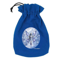 Q Workshop Anne Stokes Snow Fairy Dice Pouch