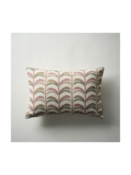 Gofis Home Gofis Home Decorative Pillow Case Melinda in 100% Cotton Beige 30x45cm