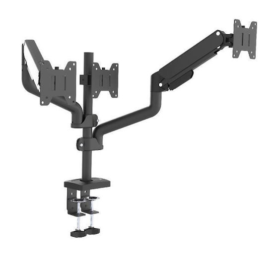 Focus Mount Suport Birou pentru 3 Monitoare până la 27" cu Braț (DLB1023)