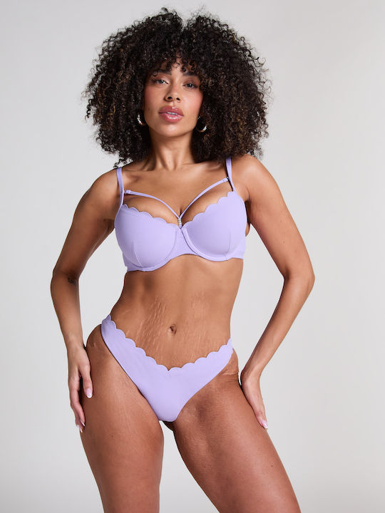Bikinihosen Slip mit Schnürung Flieder