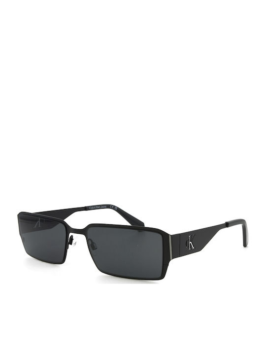 Calvin Klein Men's Sunglasses with Black Tartaruga Metal Frame and Black Lens CK24206S 001